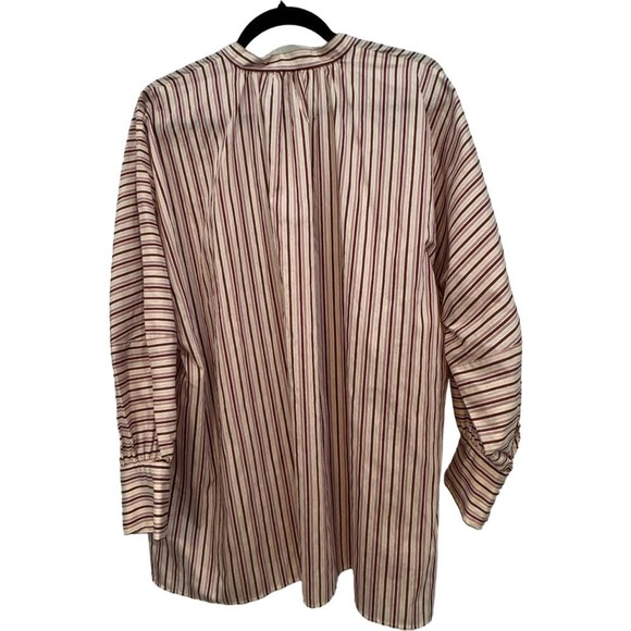 BOSS $248 Bateco Oversized Striped Top Size 12 - Picture 6 of 11